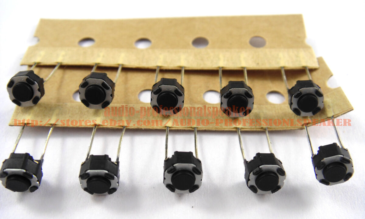 100 x Black Switch For PIONEER CDJ 400 350 850 900 2000 PLAY PAUSE CUE DSG 1117