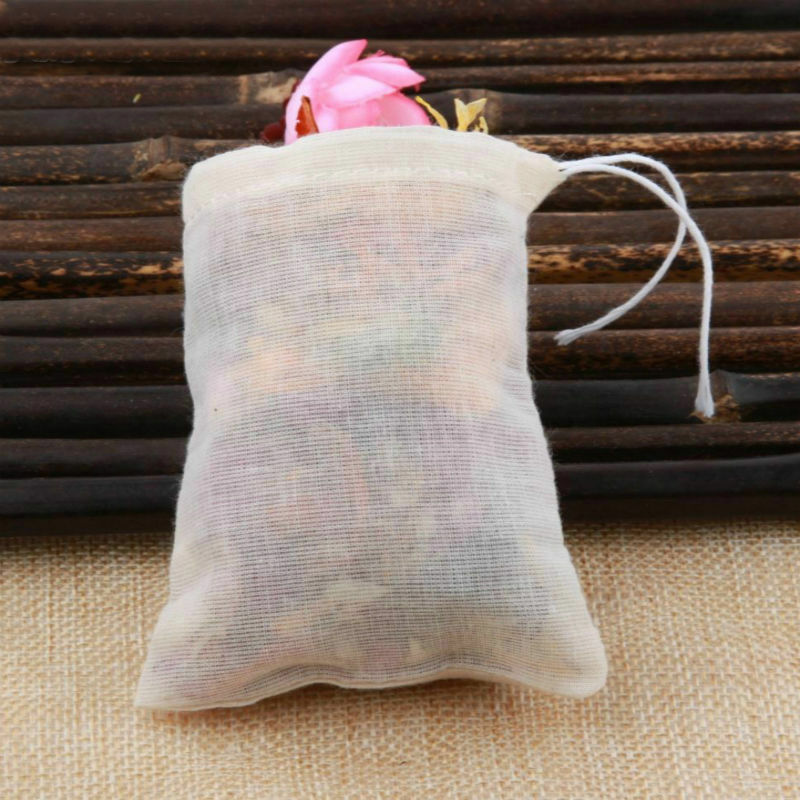 20 Pack LARGE 10x12 inch Natural Cotton Muslin Drawstring Reusable Bags