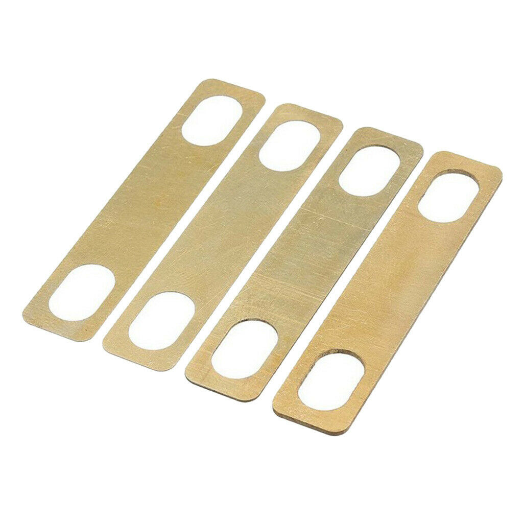 4Pack Guitar Bass Neck Shims 0.2mm 0.5mm 1mm Thickness