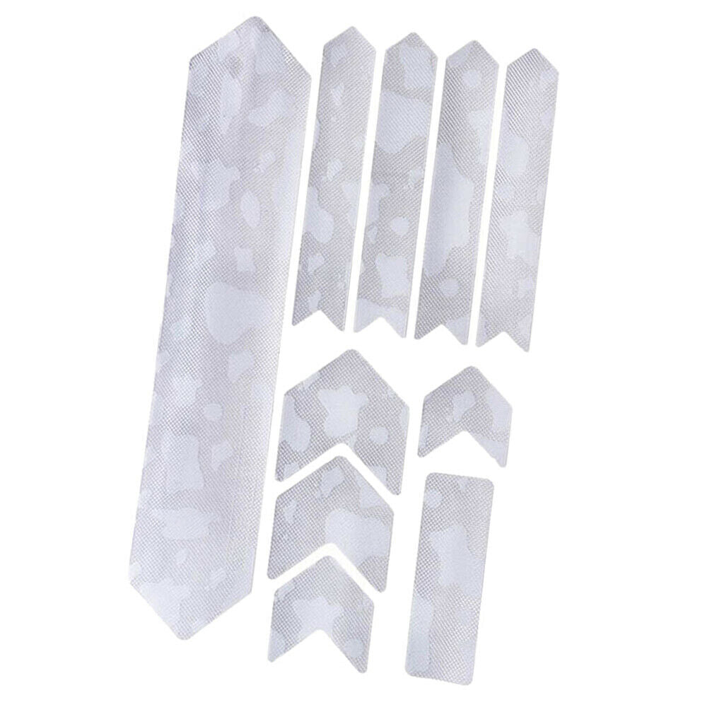 Bicycle Frame Protector Stickers Scratch Resistant Paster with Spot Pattern