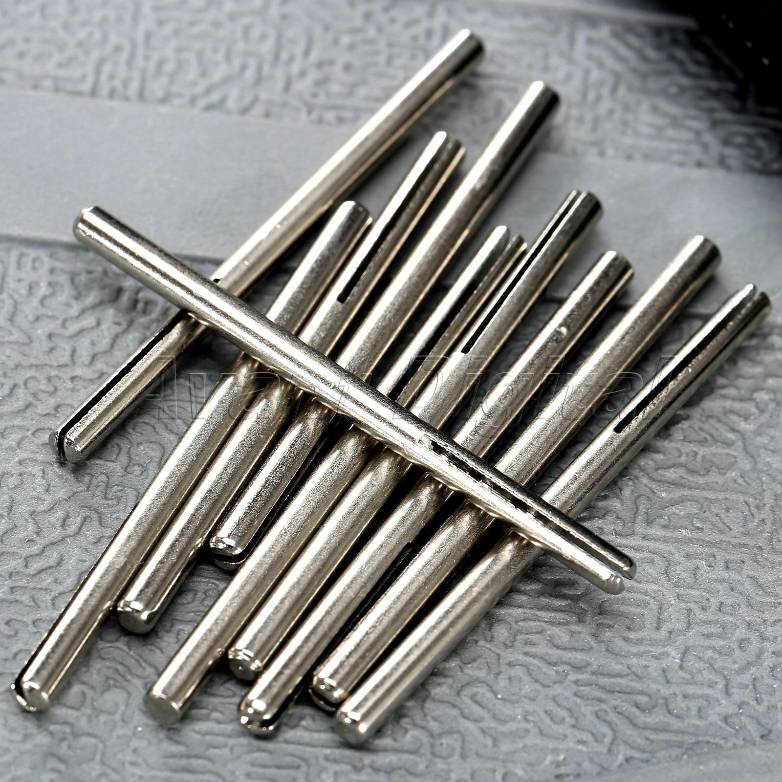10Pc Hobby Craft Abrasive Paper Clips Split 1/8" Mandrel Shank Power Rotary Tool