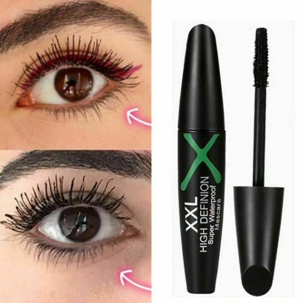 4D Silk Fiber Eyelash Mascara Extension Makeup Black Waterproof Eye Lashes US