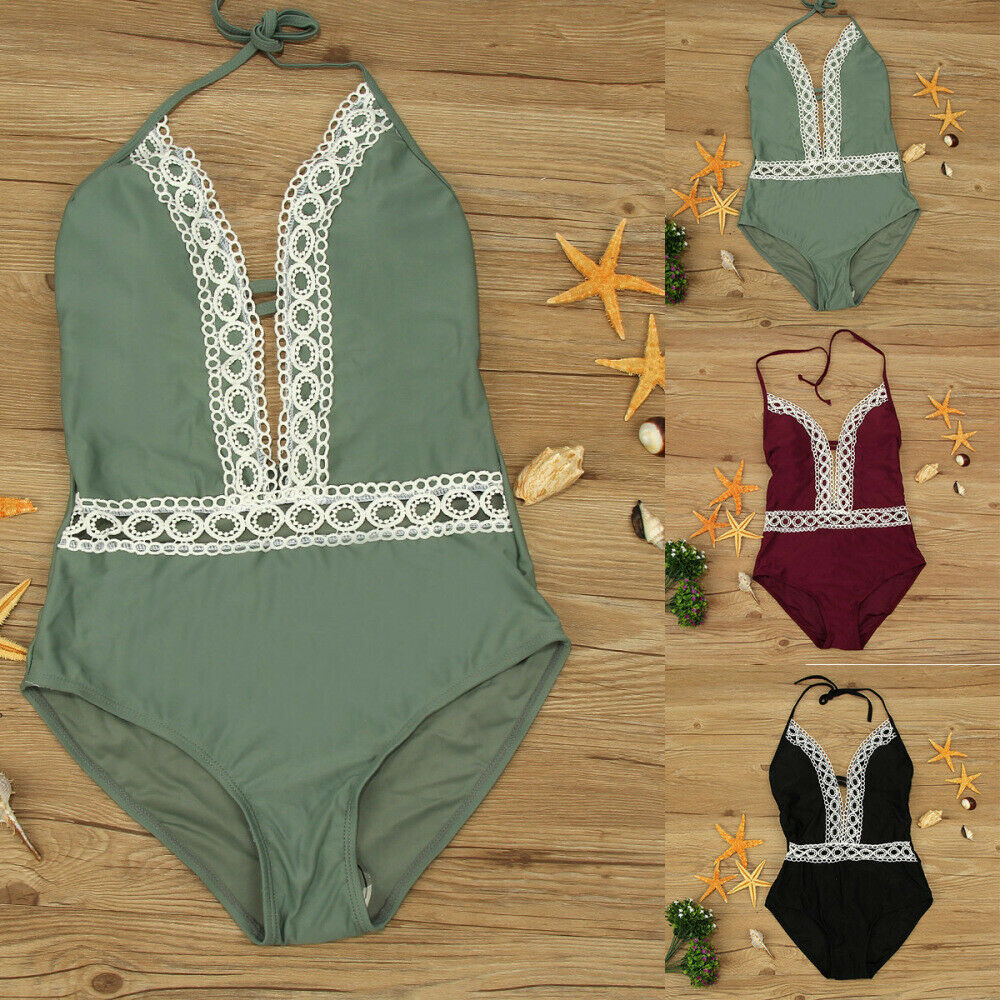 2017 Women Bandage Bikini Set Push-up Padded Bra Swimwear Swimsuit Bathing Beach