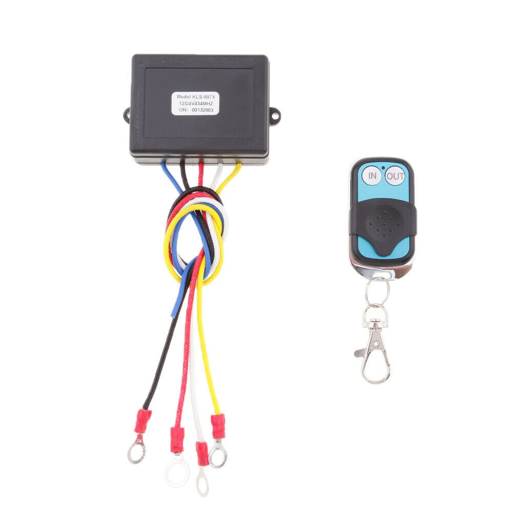 98ft Car ATV SUV Winch Remote Control Switch Handset Kit 12V/24V KLS-997