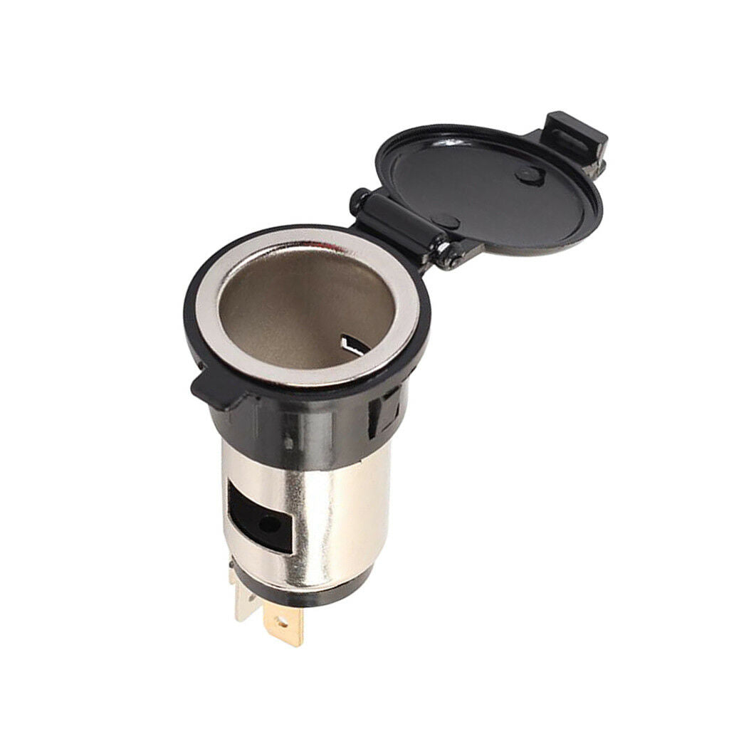 Motorcycle Car Marine Boat Cigarette Lighter Power Socket Outlet Plug