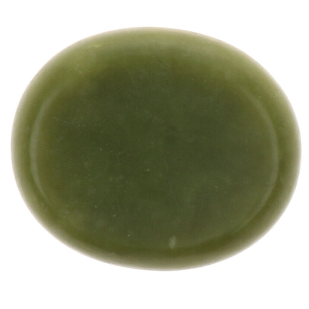 9 Pcs Jade Hot Massage Stone for Facial Body Hot Stone Spa Massage 5 x 6cm