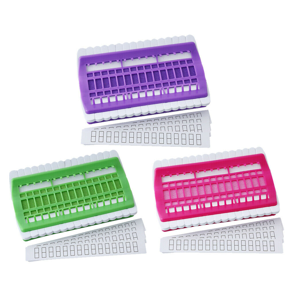 3x 30 Holes Sewing Needle Pins Holder Cross Stitch Embroidery Tool Gift