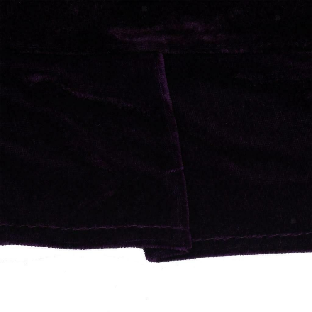 Pleuche Piano Stool Chair Bench Cover for Piano Dual Seat Purple