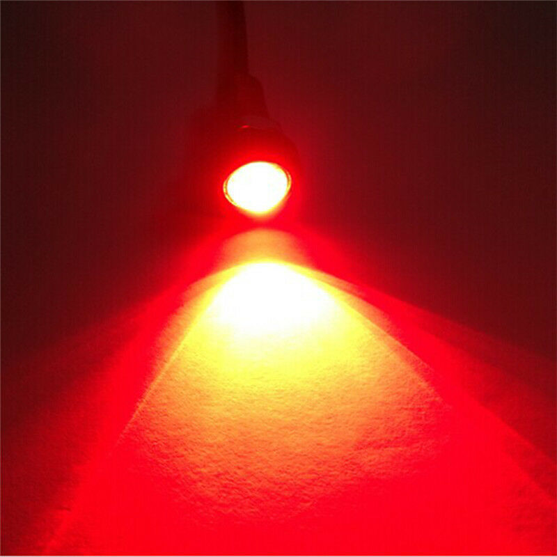 4x Red LED Boat Light Waterproof 12v Outrigger Transom Underwater Loadrite