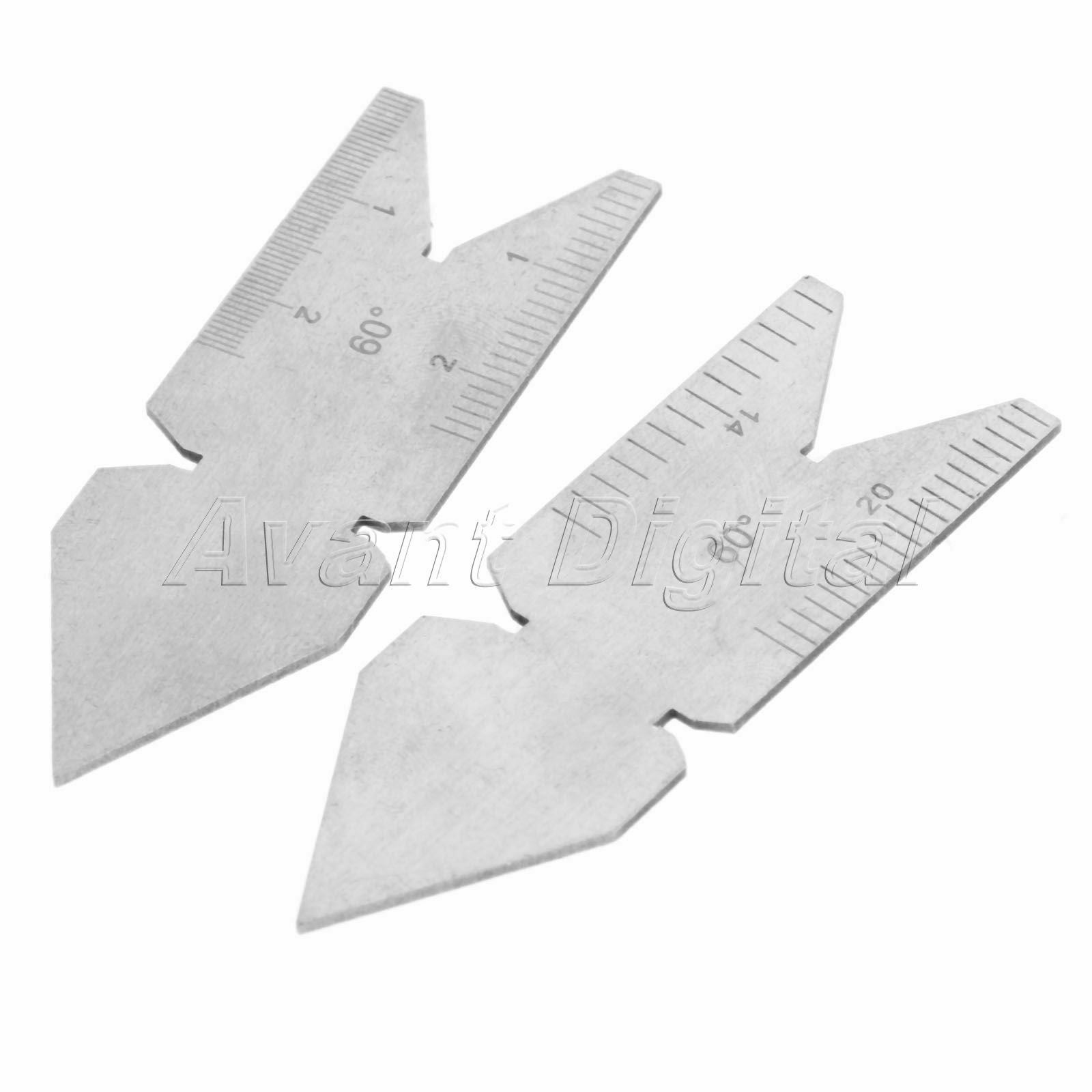 Inch & Metric 55&60° Checking Tool Angle Metal Turning Lathes Screw Putch Gauge