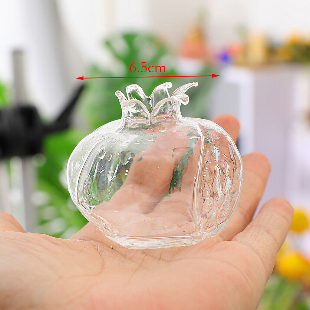 3Pcs  Pomegranate Glass Vase Handmade