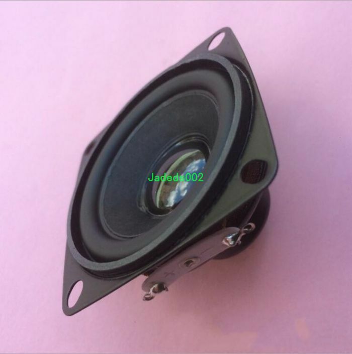 2pcs 52mm 4Ω 6W full-range speakers 4ohm PU edge loudspeaker HiFi Audio Parts