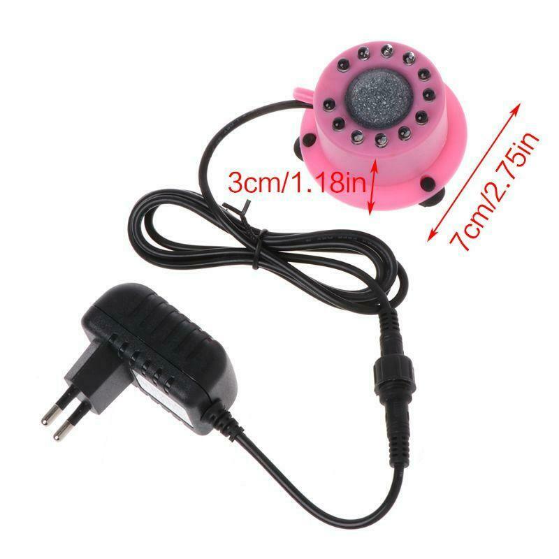 Mini Colorful Submersible 12 LED Light Air Curtain Bubbles Aquarium Accessories