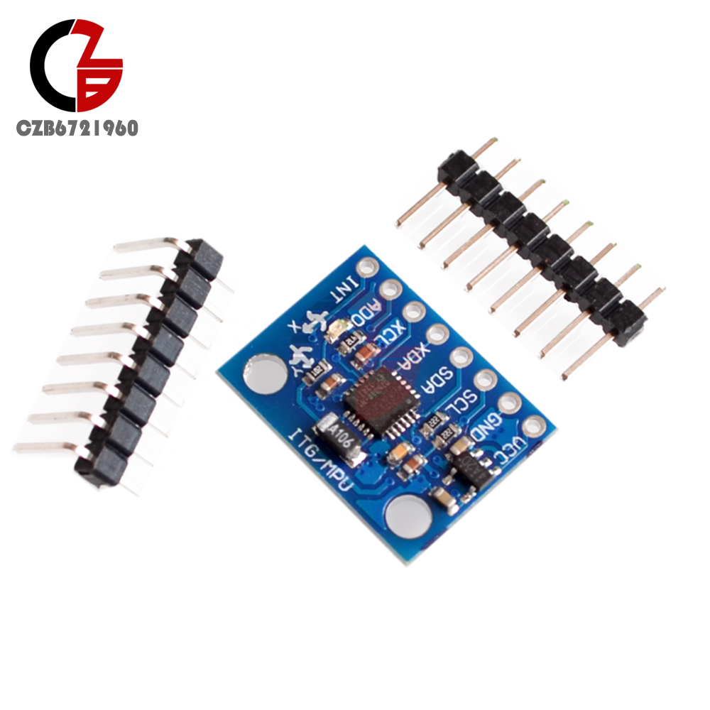2PCS MPU-6050 GY521 3 Axis Accelerometer Sensor Gyroscope Module for Arduino