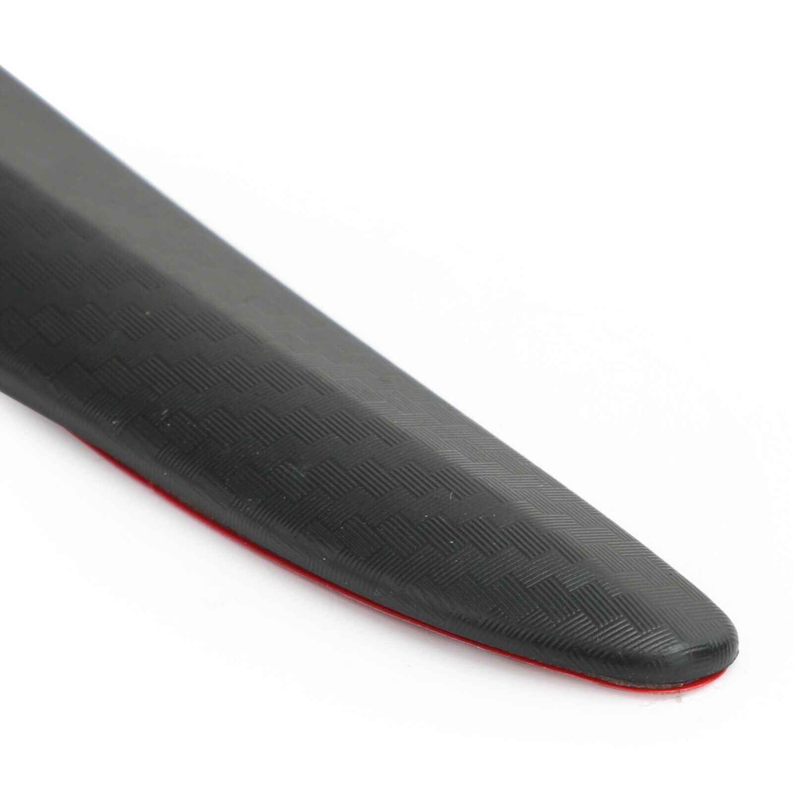 2pcs 36cm Rubber Car Front Rear Bumper Lip Anti-collision Strip Carbon Fiber CN