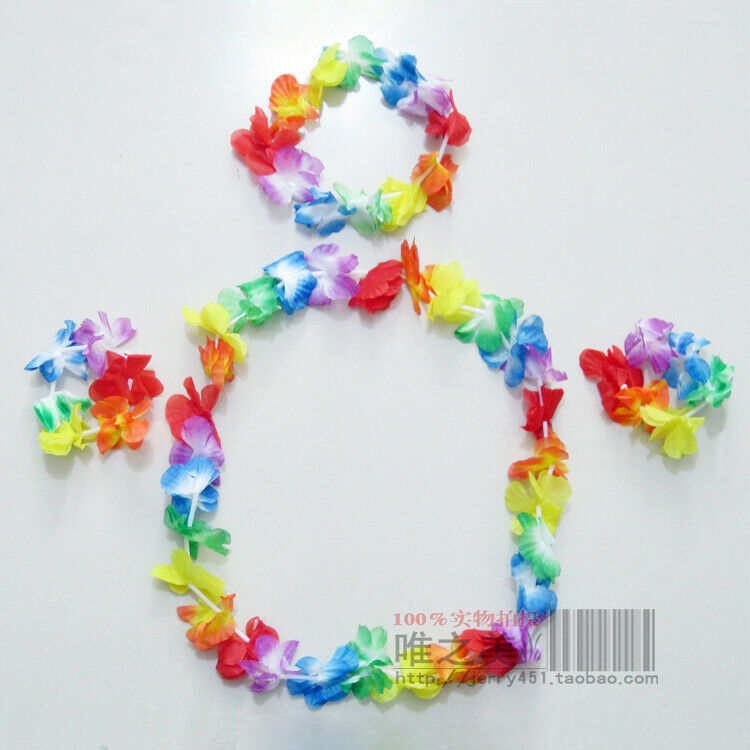 Kids Hawaiian Tropical Hula Luau Grass Ballerina Headband