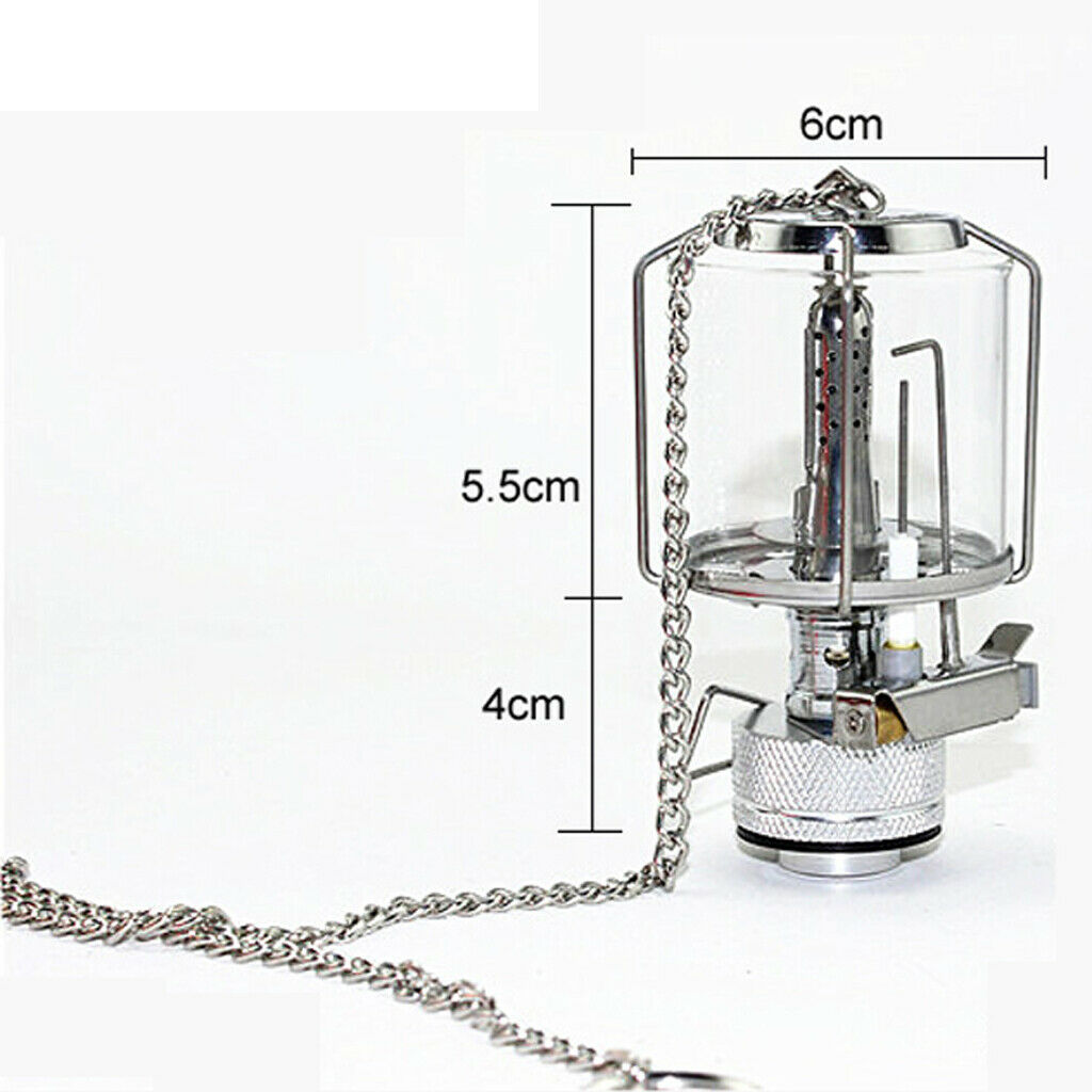 Camping Gas Lamp Outdoor Lantern Tent Hanging Light