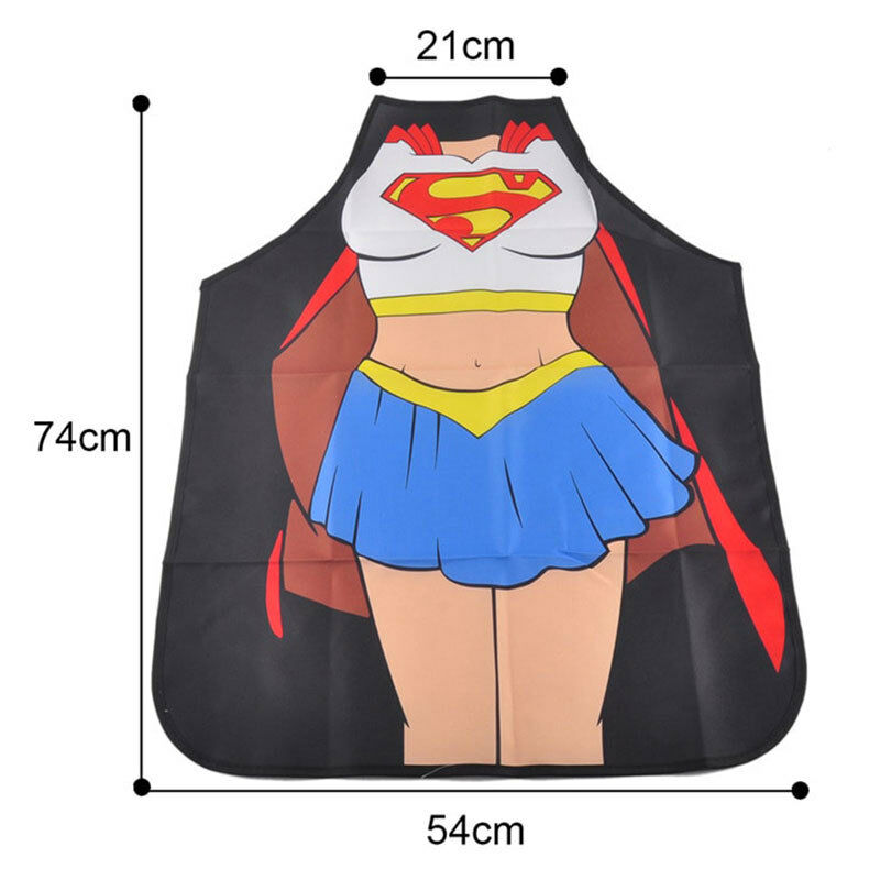Kitchen Apron Print Digital Great Hero - Version Superwoman - New