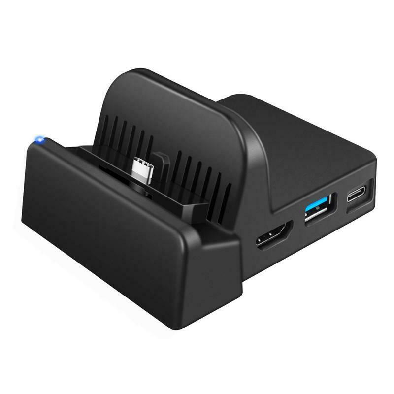 For NS Switch Charging Docking Mini Switch Stand Portable TV Output Converter