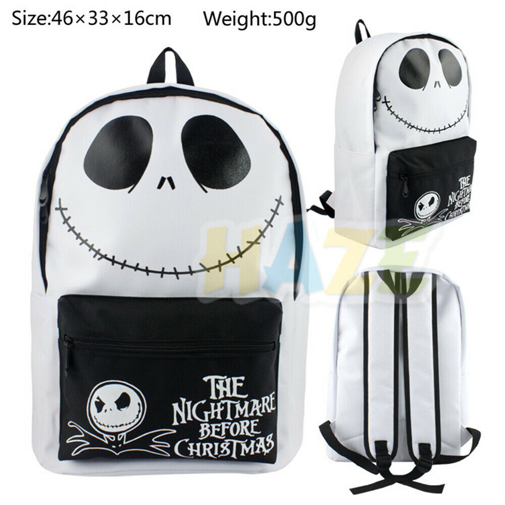 The Nightmare Before Christmas Jack Skellington Backpack Bags Jack Backpack Gift