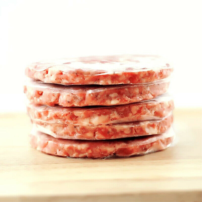 500Pcs Hamburger Discs Wax Papers Non Stick BBQ Paper Beef Burger Discs 4.5" HN
