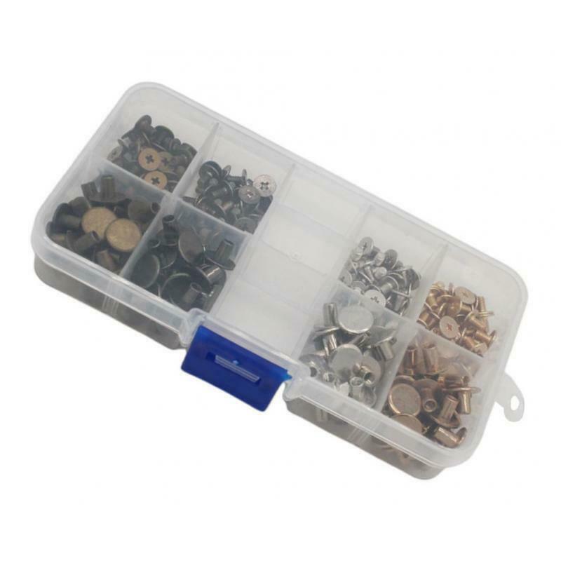 Screws Solid Belt Tack Screw Post Fastener Leather Crafts Repair Screws,