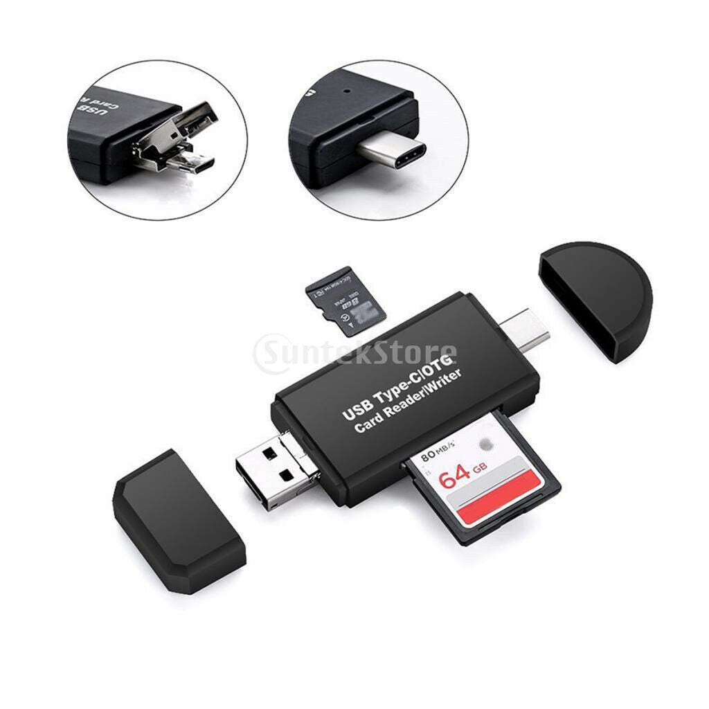 USB 2.0 SDHC SDXC OTG Android Memory Card Reader Phone Tablet
