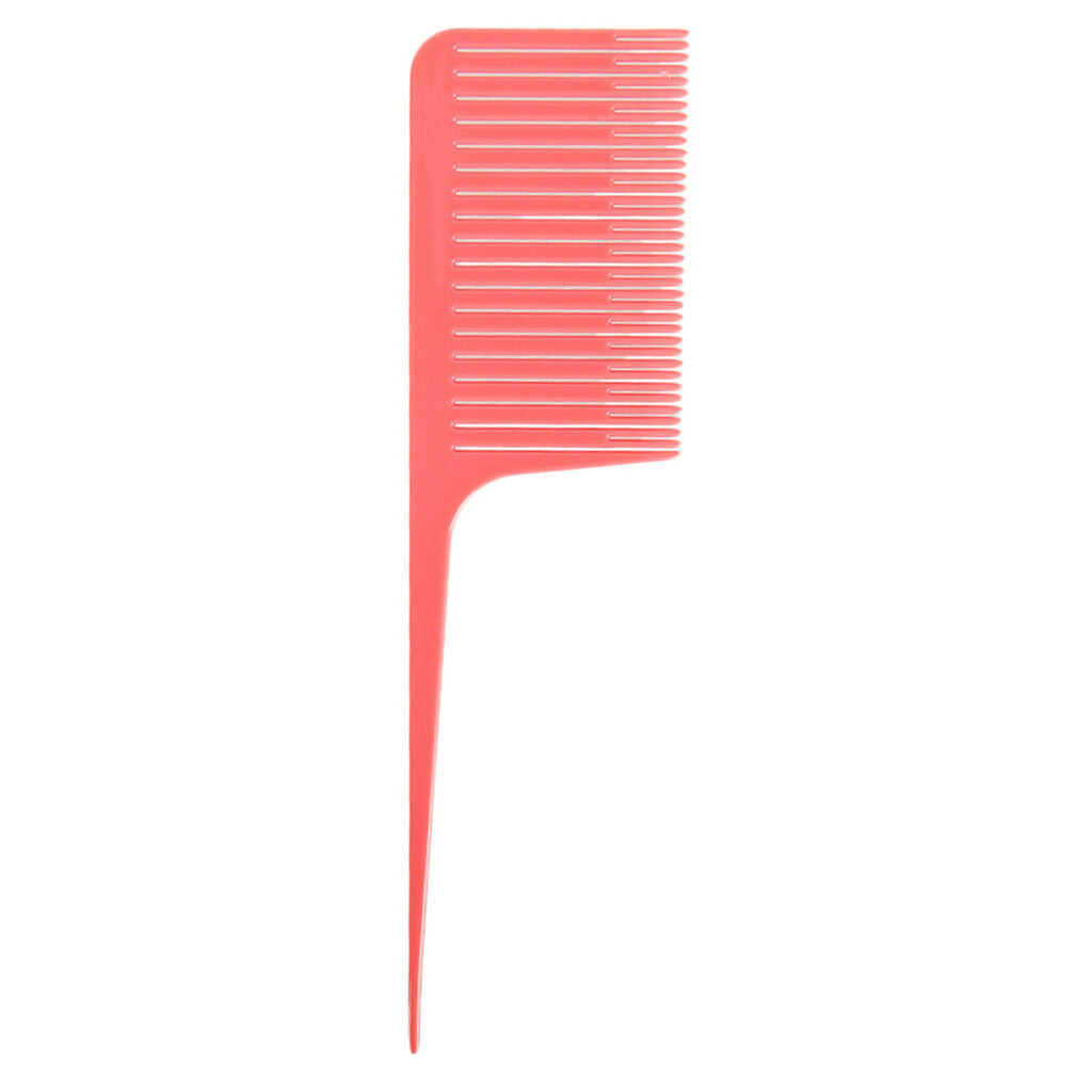 ABS Heat-resistant Weave Highlighting Foiling Hair Comb Hair Combs Pink