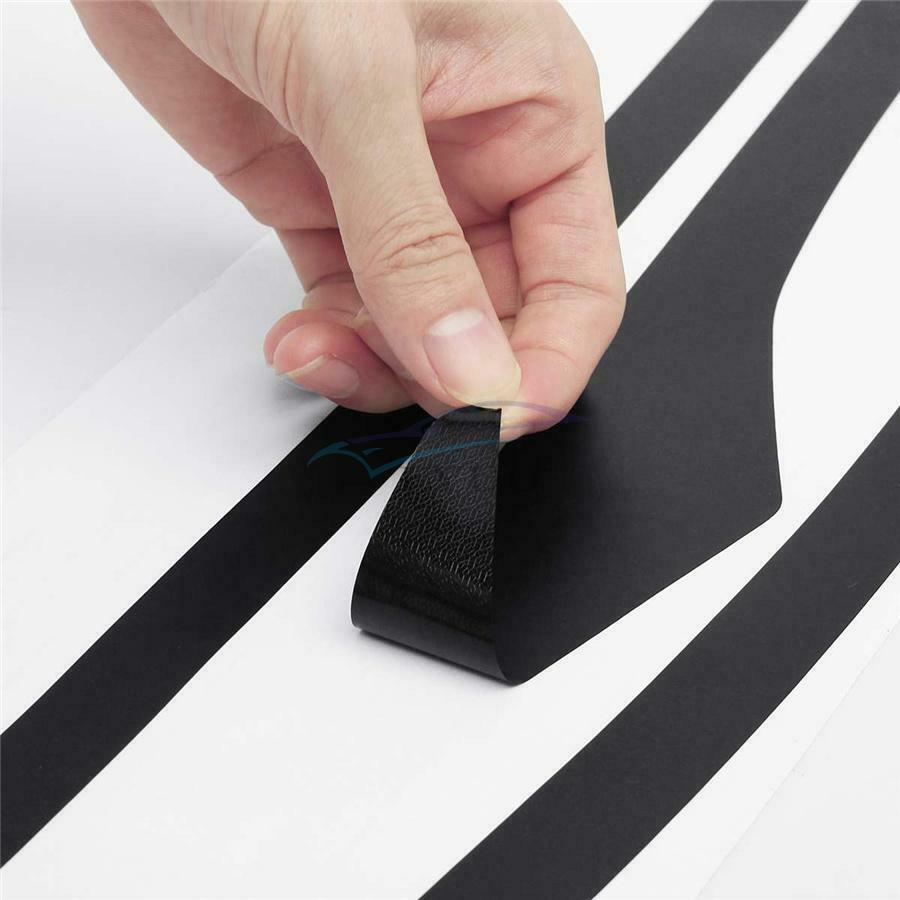 6 Pieces Chrome Vinyl Trim Blackout Left And Right Car Door Window Trim Stickers