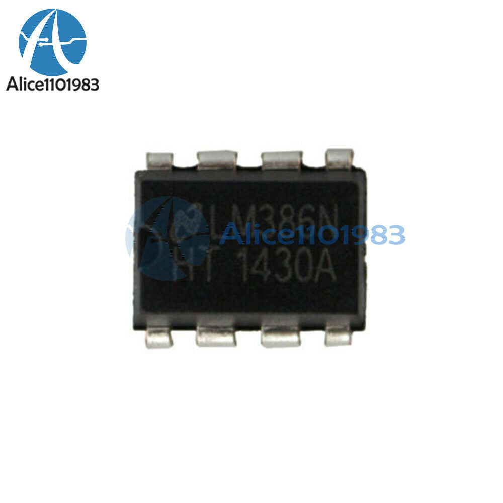 10PCS IC LM386N LM386 AMP AUDIO PWR MONO 8DIP LM386N