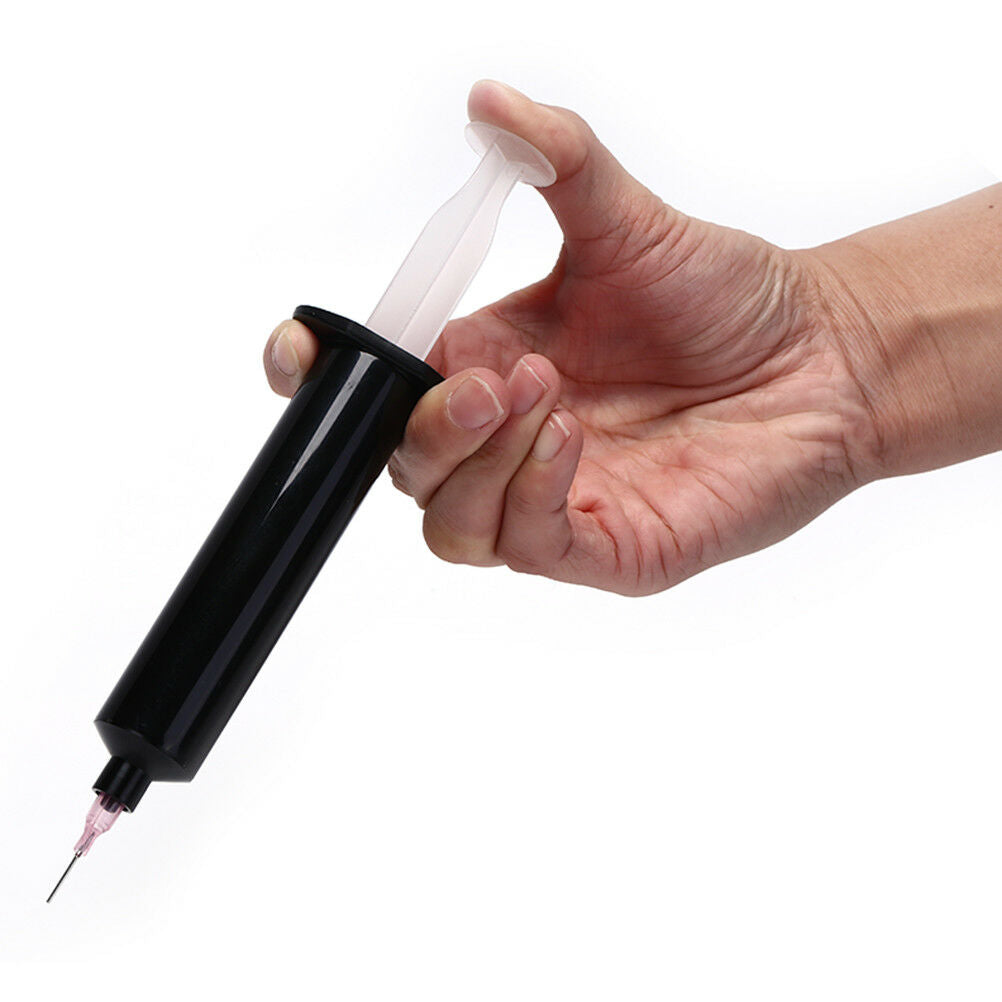 Fishing 12LED Super Bright Light UV Glue Cure Flashlight and Syringe Coating Lt