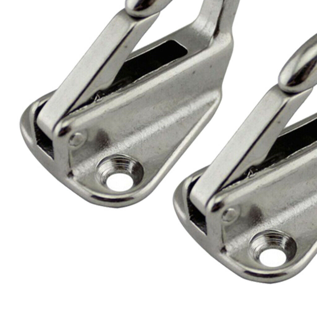2 Packs Boat Tug Spring Snap Fending Hook Locked Fender Hooks Attach Rope