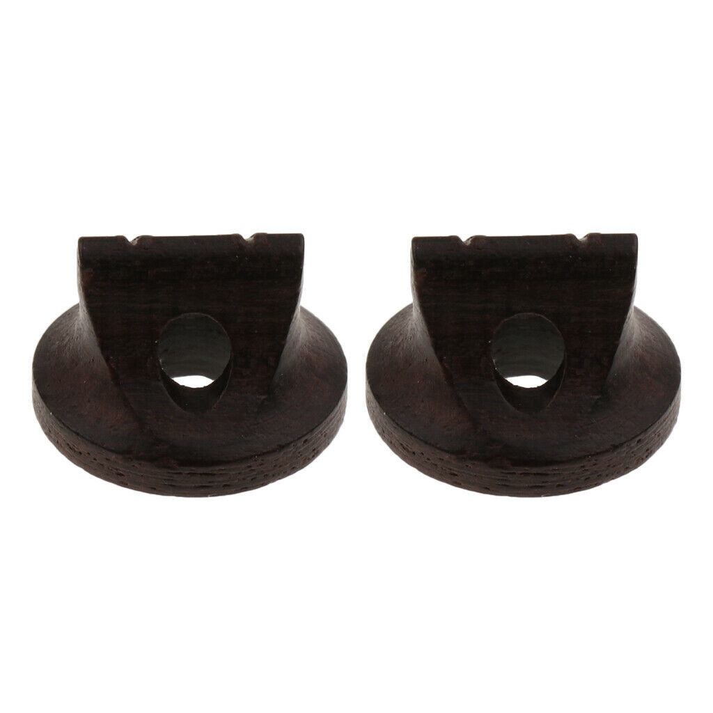 2x Ebony Erhu Bridge for String Instrument Parts