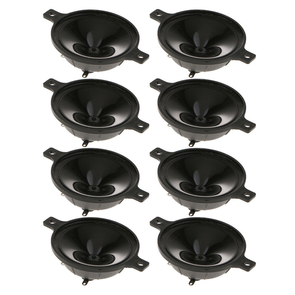 8Pcs Waterproof Audio Tweeters Piezoelectric Tweeter Audio Speaker Buzzer