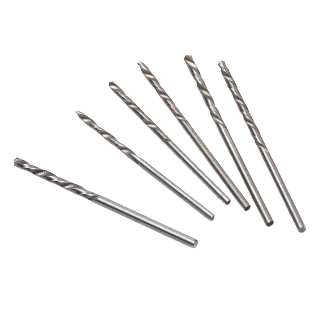 2-2.5mm HSS Twist Drill Bits Set of 6pc Straight Shank for General Purpose