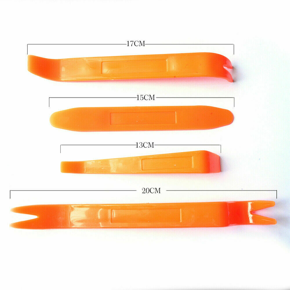 4Pcs Auto Car Radio Panel Door Clip Panel Trim Dash Audio Removal Installer Pry