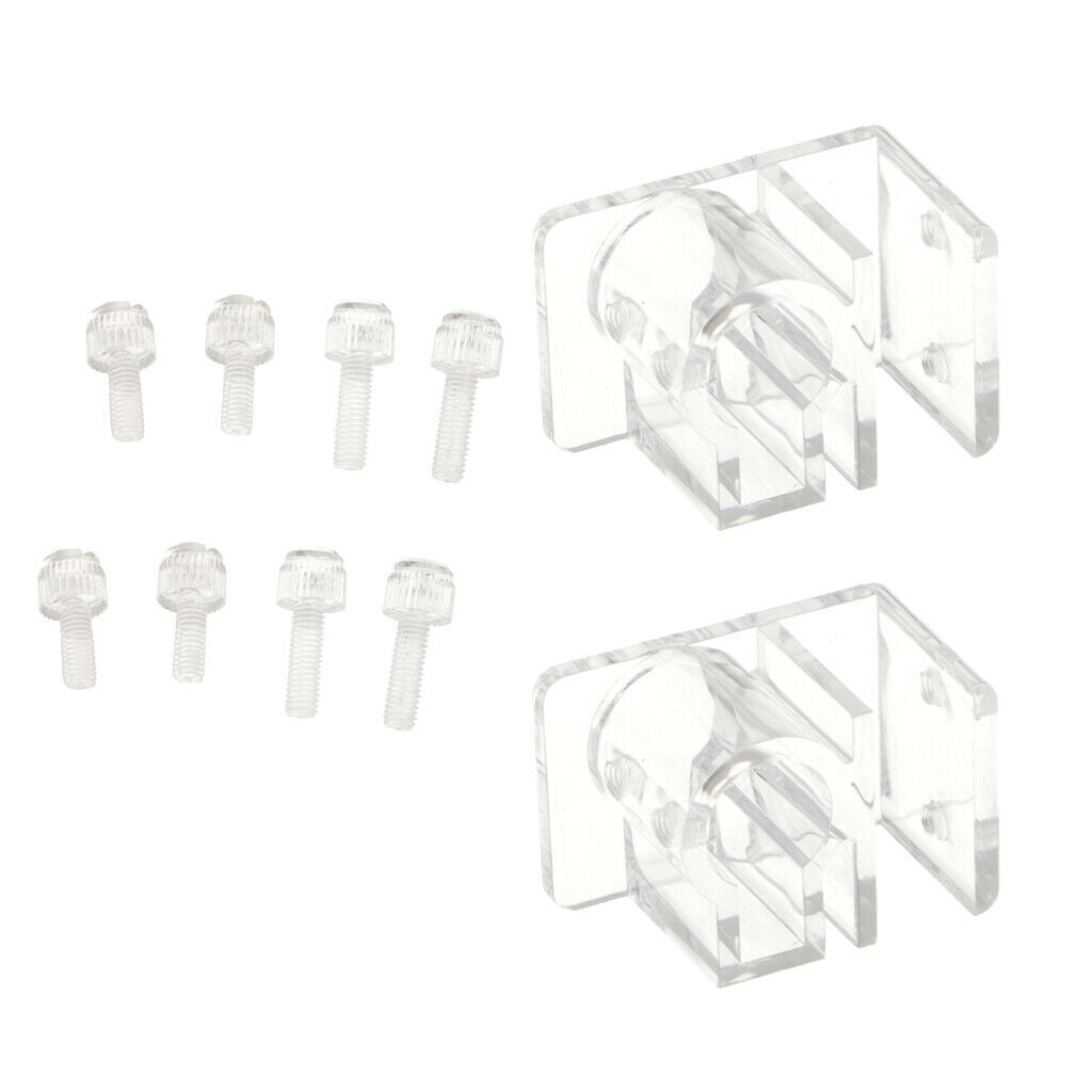 2Pcs Aquarium Lily Pipe Holder Clip Fix 12mm 16mm Inflow Drain Pipe