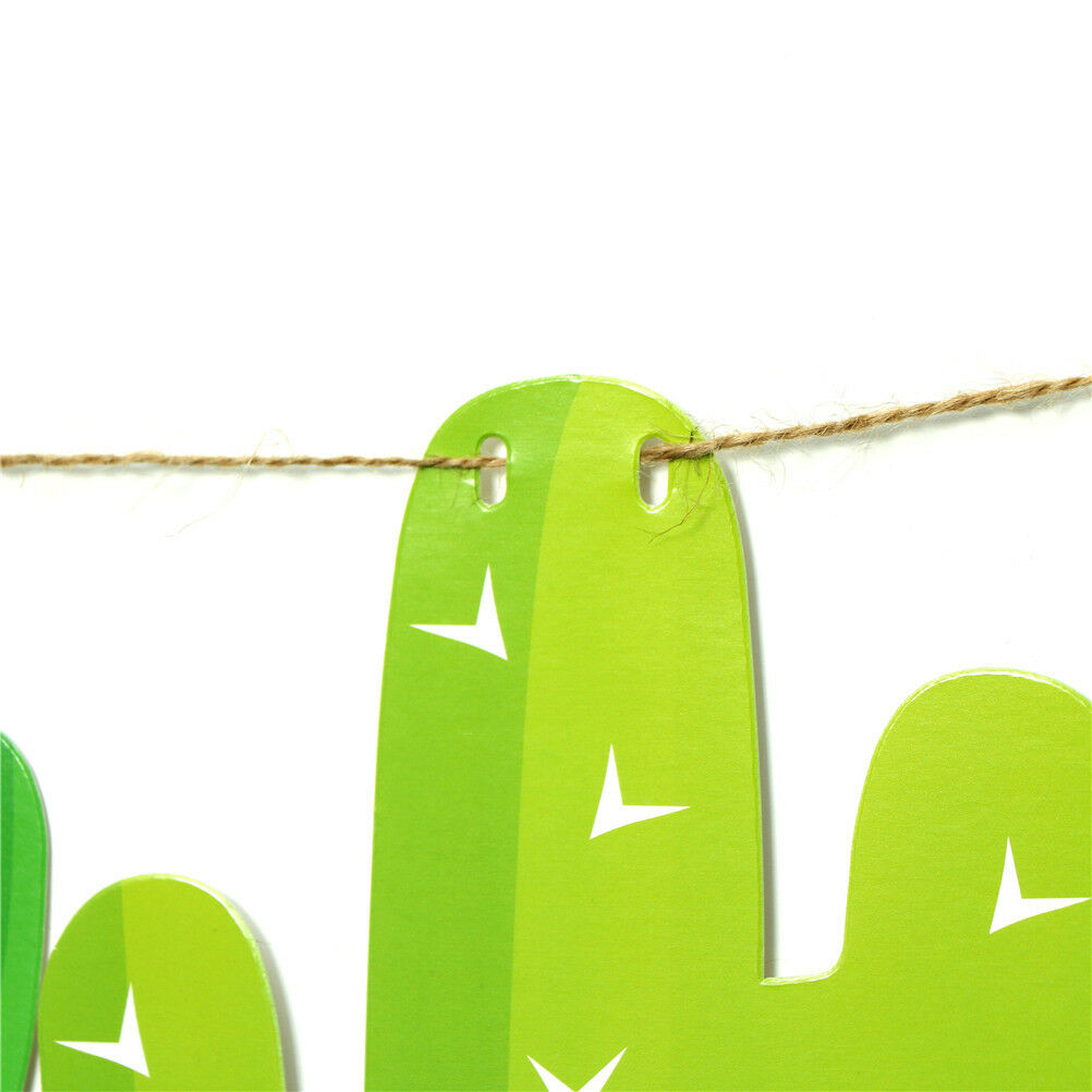 1set Cactus Garland Banner For Bunting Garland Party Favors Home Decorati.l8