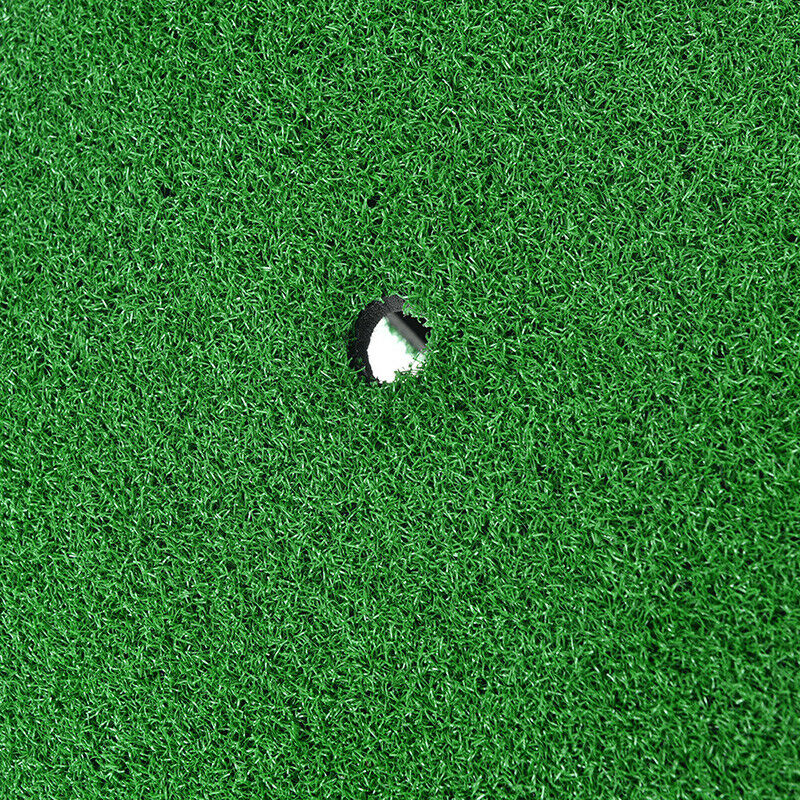 pratical golf practice mat antiskid chipping driving range training aid turf  Qx