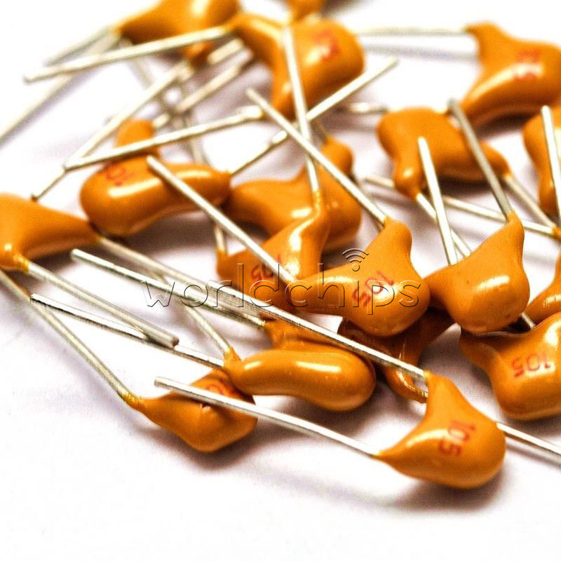 50Pcs  50V 1uF 105 Monolithic Ceramic Chip Capacitor New