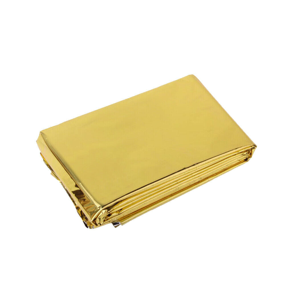 Reflective Emergency Survival Thermal Blanket 55 x 83 inch for Camping Outdoor