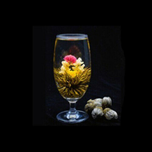 4 Balls Flower Tea Different Handmade Blooming Healthy Green for Family