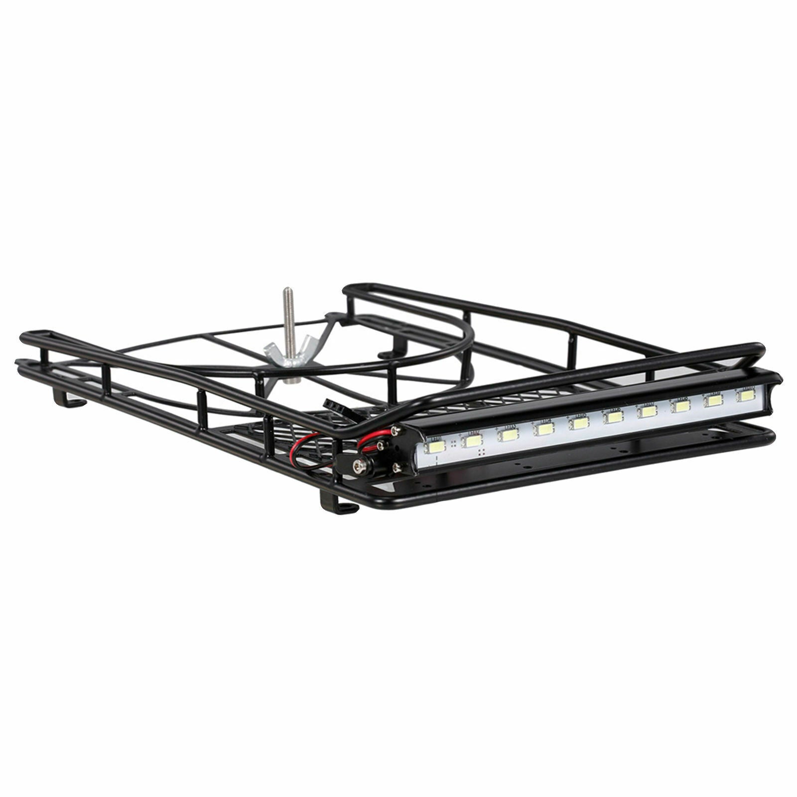 Upgrade RC Car Roof Rack 10 LED Lights for 1/10 RC Trucks Crawler