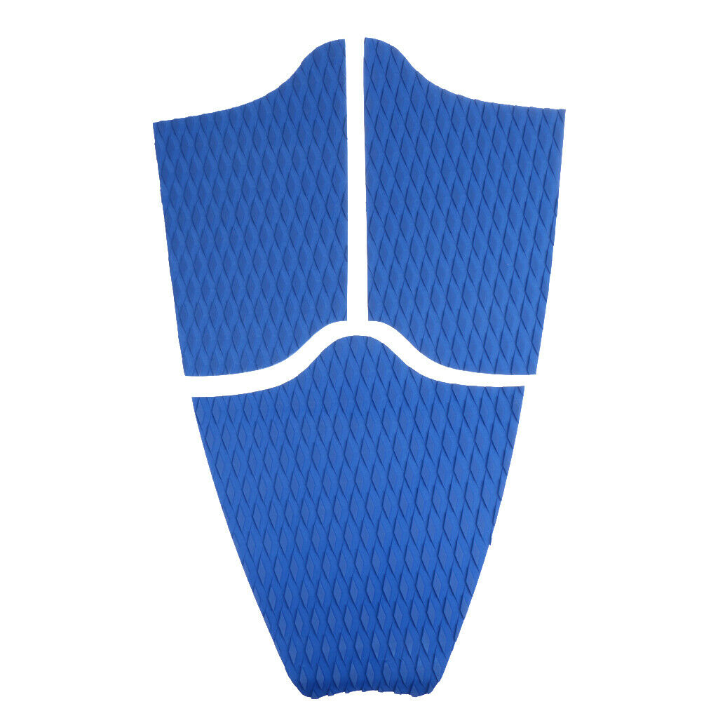 9 Pcs / Set Surfboard Full Deck Traction Pad Kitesurf Tail Grips Pad Blue