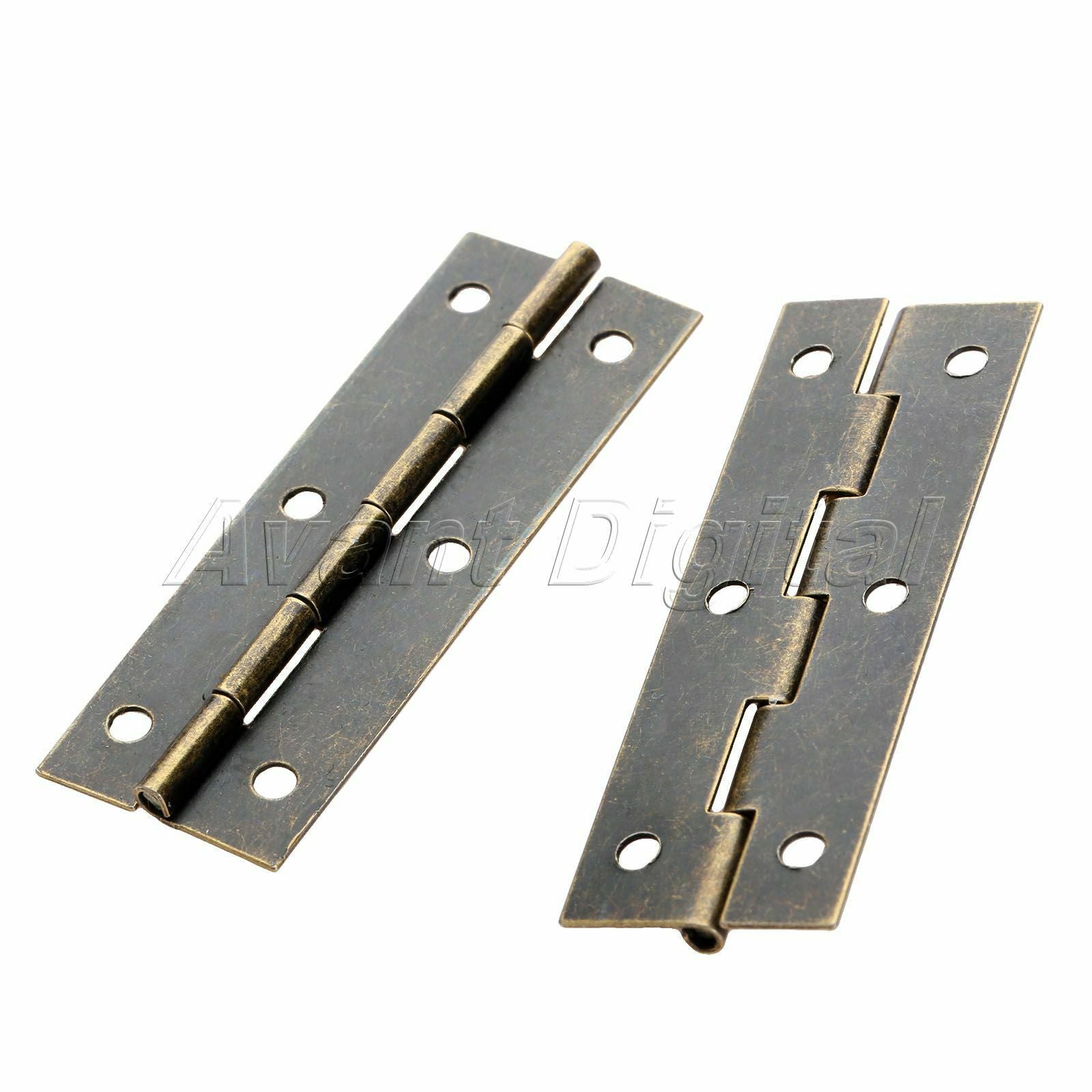 4pcs Furniture Door Hinges Cupboard Wardrobe Cabinet Hinges Hardware 60mm*20mm