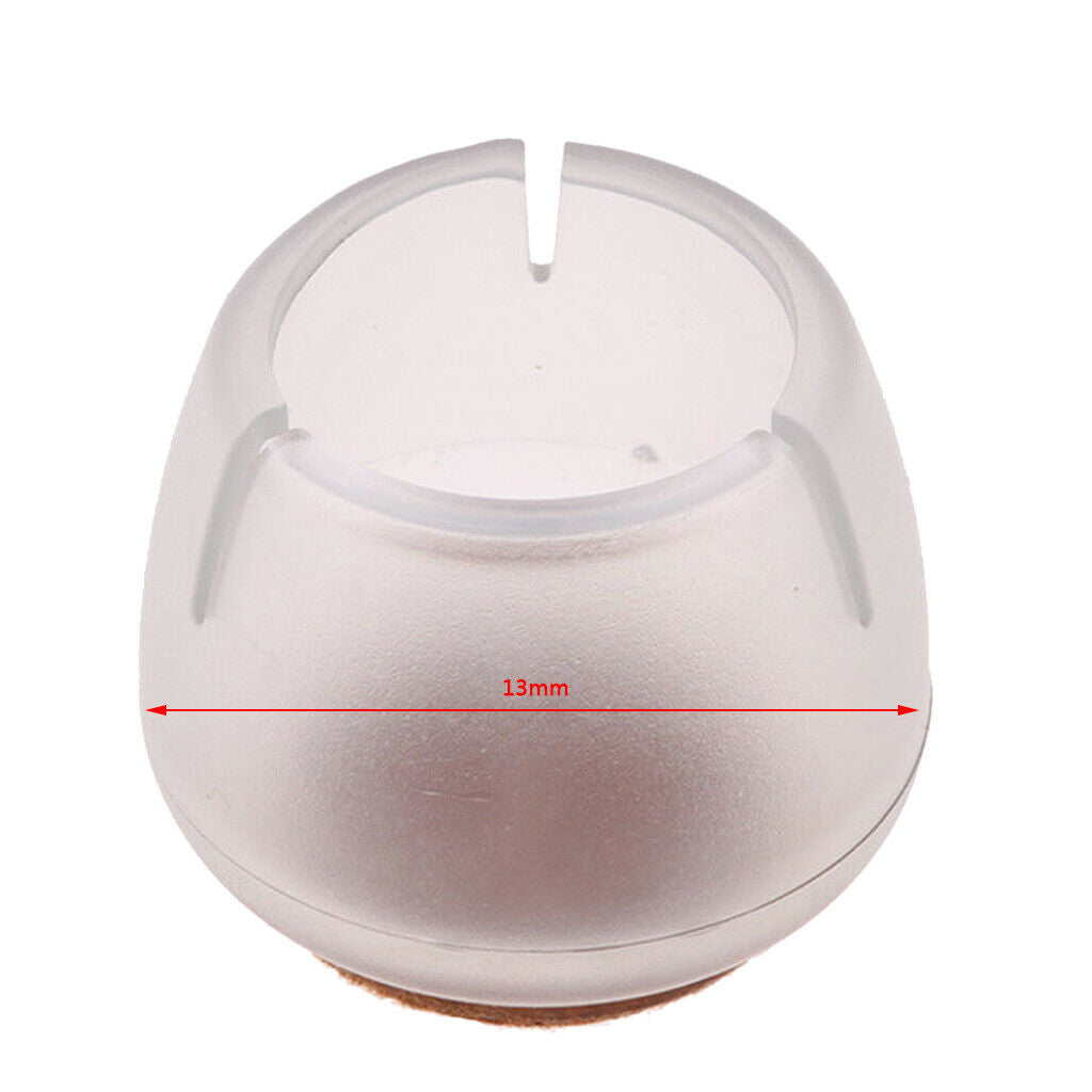 60PCS SKID-RESISTANCE CHAIR LEG CAPS RUBBER FURNITURE CABINET FEET CUPS ENDS