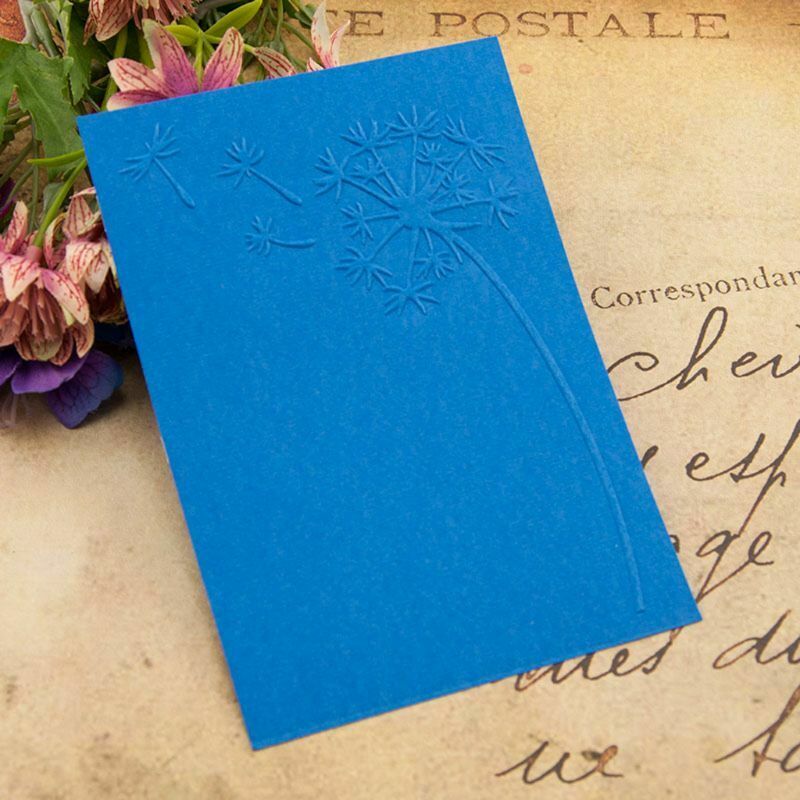 Dandelion Embossing Folder Template DIY Scrapbooking Card Making Album Decor