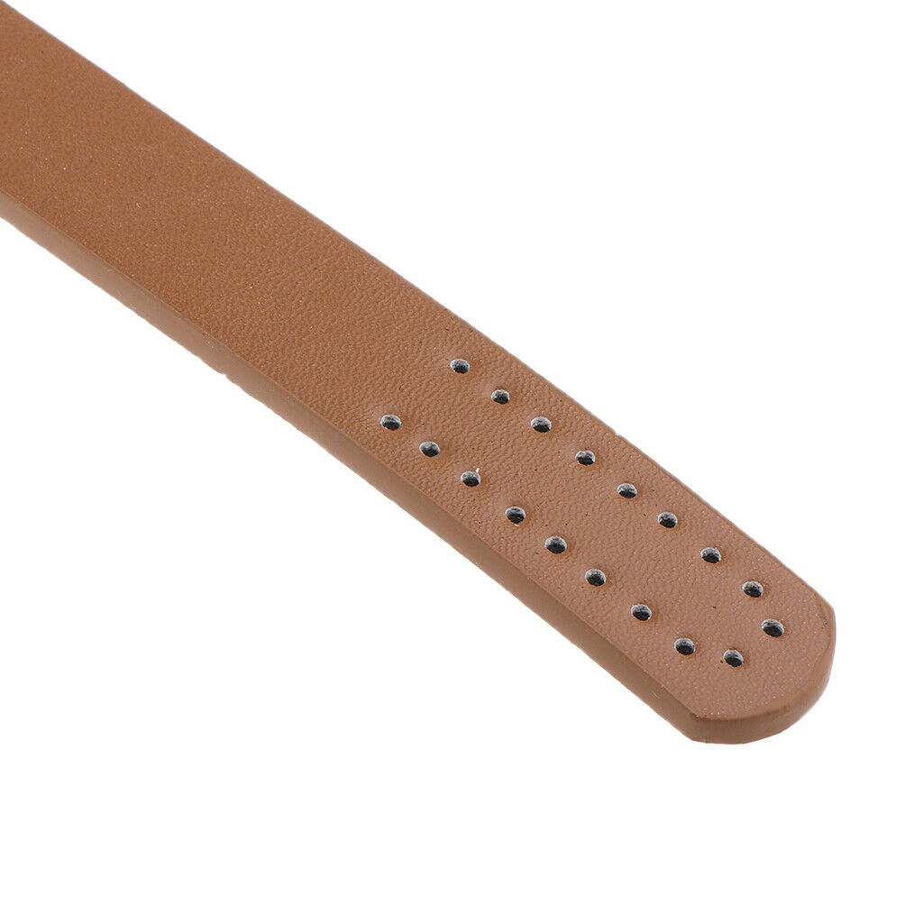 2 PCS Sew On PU Leather Bag Shoulder Strap Replacement Handbag Handles Camel