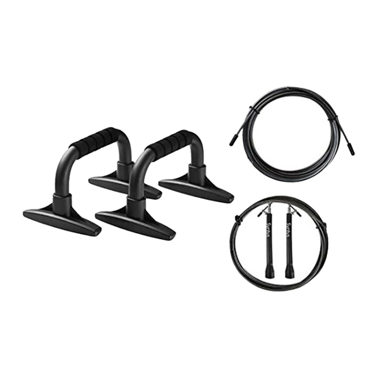 Ab Roller Wheel 5-in-1 w / knee pad, resistance bands, push up bars, jump rope