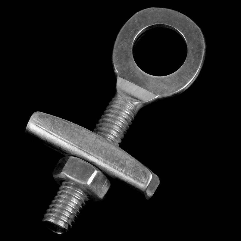 2PCS Fixed Gear Bicycle Chain Adjust Bolt Commuting Bike Chain Tensioner OZABDD